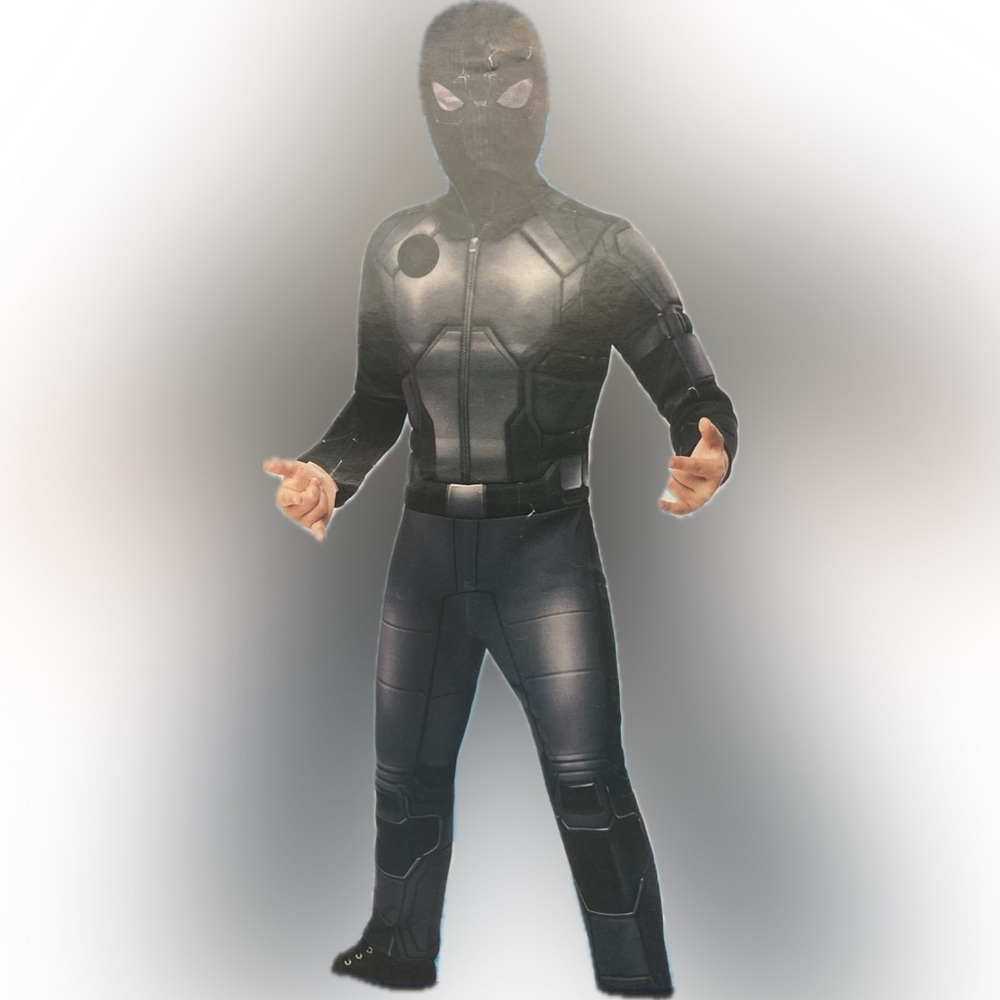 Rubies Boys Spider-Man Far from Home Muscle Costume S (4-6) New